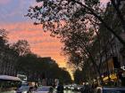 Sunset in the 5th arrondissement in Paris