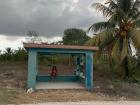 The first bus stop I ever used in Belize!