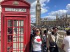 Here is one of the most popular telephone booths in London. Did you know it takes over 30 minutes just to get a picture with it? In the back you can see Big Ben which is in the heart of Central London!