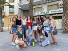 Me and my friends from study abroad in Spain/Yo y mis amigas de estudio en el extranjero en España