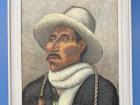 Painting of an Ancash man from the Regional Museum