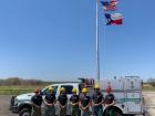 On assignment with my Americorps fire crew in the grasslands of Texas