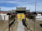 This is a gate to a small Buddhist monastery in Murun, the capital of Khuvsgul province