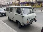 The UAZ-452, built by the Ulyanovsk Automobile Plant in Russia, was originally made for the Soviet military, and is now an iconic vehicle often seen on the streets of Ulaanbaatar and other former socialist countries