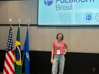 Me at my program's orientation in São Paulo!