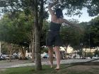 Trying Slacklining for the First Time