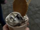 Gelato, I got chocolate chip with oreo!