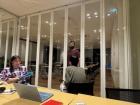 Studying with friends in my dorm
