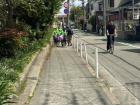 Group of school kids I spotted wearing matching hats on my walk to school