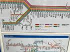 Map that shows all the locations that can be reached directly from my local station