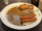 Sausage, beef patty and katsu curry from Coco Ichibanya