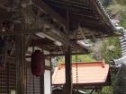 Visiting a temple in Minoh Park