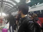 My friend in Milano Centrale station