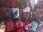 A picture of various skirts and trajes that my host mom sells