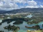 The view from Guatapé’s famous rock formation is seriously breathtaking, and the weather was perfect