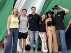 A group of Peace Corps volunteers got together to host an English Day event
