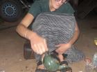 Improving my skills at brewing local green tea (attaya)