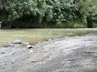 A local swimming river on the way to La Fortuna