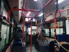 Inside of a bus in Seoul