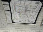 Metro line map