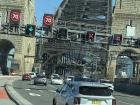 I took this picture of the Harbor Bridge from the bus (I was sitting at very front)