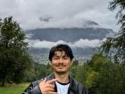 Hiking in the rain in Munich