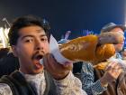 I got to eat a 10 inch Bratwurst at Oktoberfest