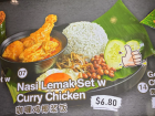 The curry chicken I wanted
