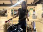 This was me leaving home for Italy! Clearly a heavy packer