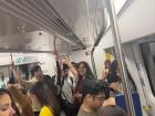 This is the average number of people at a time in a subway in Barcelona!
