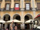 In Girona, there was a Moroccan flag right next to a Catalan flag