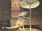 This little guy can be spotted at my Tube stop for school