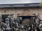 Metal sculptures at Prison Break Market in Johannesburg 