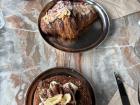 Amazing pastries! Banoffee and almond berry croissant