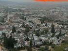 Viewpoint of the city in Granada, Spain