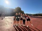 These are my friends and I before our race