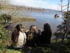 This is my friends doing a mate circle