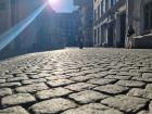 Cobblestones in the streets of Gothenburg