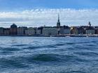 The view from the ferry from Gröna Lund to Slussen 