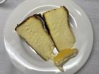 Traditional cheesecake from the Basque region on my trip to San Sebastian... yum!