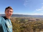 Slovakia has gorgeous mountains and hills, this is me near the small city of Rožňava