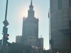 Morning view of the Palace of Culture and Science in Warsaw