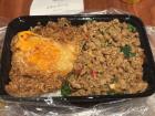 Pad ka prow that I ordered for dinner. It was aroi mak mak (very very delicious)!