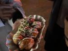I went to Berlin's Ramen Festival where I got Takoyaki! (Octopus balls)