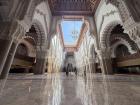 Inside Hassan II Mosque