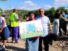 Leaders of a local community organization, posed for a photo