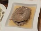 I could taste a hint of the rice wine in the chicken: it added a bitter but very savory, unique flavor