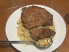 One of my favorites: pork chop fried rice!