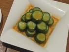 Here's some spicy cucumber! I love spicy foods