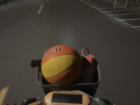 Biking after playing basketball
